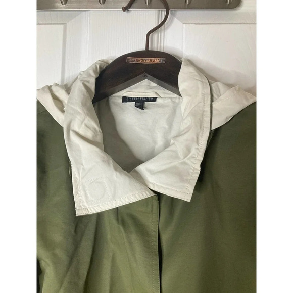 Eileen fisher reversible stand collar jacket sz s - Picture 11 of 16